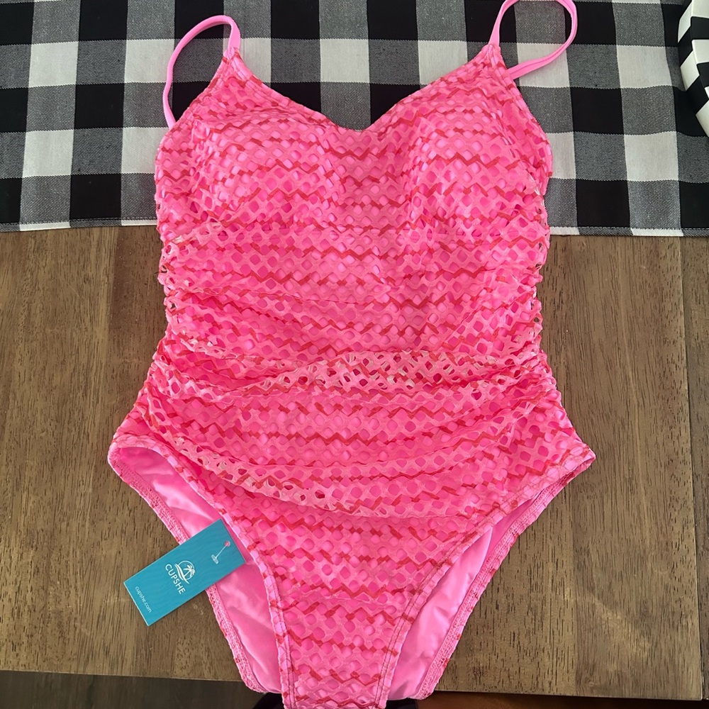 Pink One-Piece Swimsuit